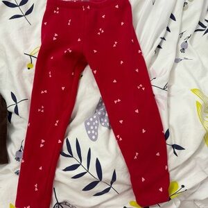 Old navy fleece lined girls leggings